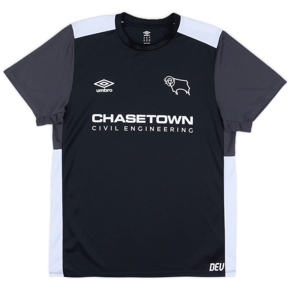 2016-17 Derby County Staff Issue Training Shirt #DEV - 7/10 - (M)