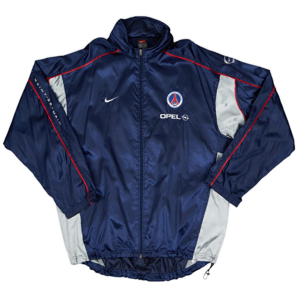 2001-02 Paris Saint-Germain Nike Hooded Track Jacket - 7/10 - (XL)
