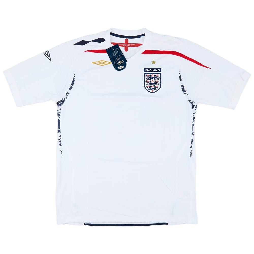 2007-09 England Home Shirt (L)
