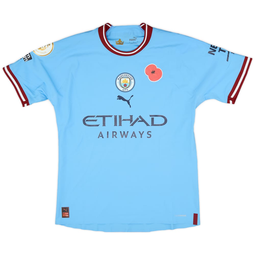 2022-23 Manchester City Match Issue Home Shirt Bernardo #20