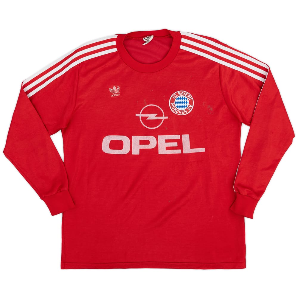 1989-91 Bayern Munich Home L/S Shirt #11 - 5/10 - (M)