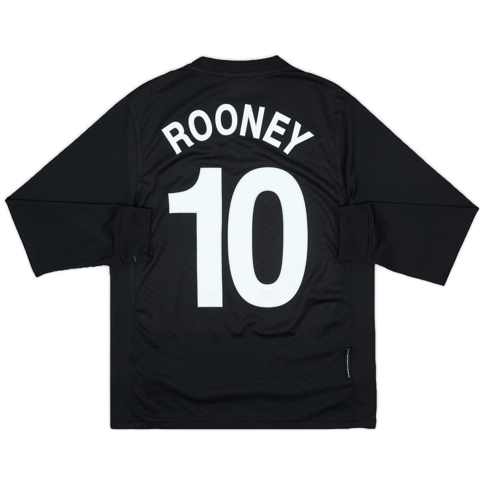 2009-10 Manchester United Away L/S Shirt Rooney #10 - 7/10 - (S)