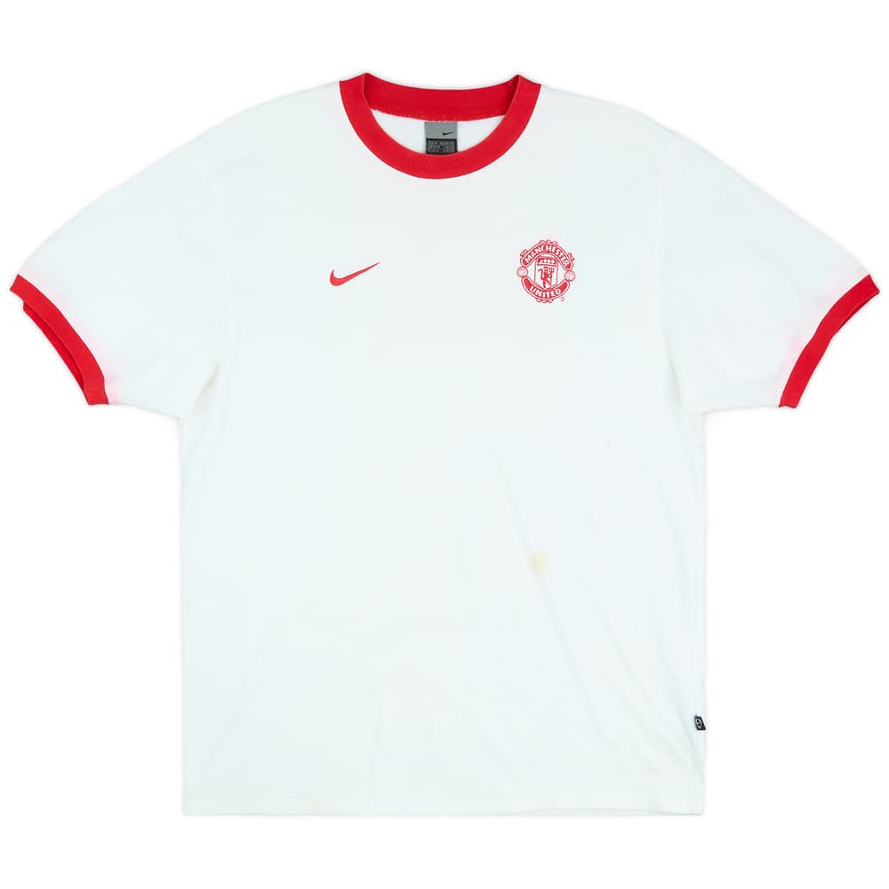 2003-04 Manchester United Nike Cotton Tee - 7/10 - (M)