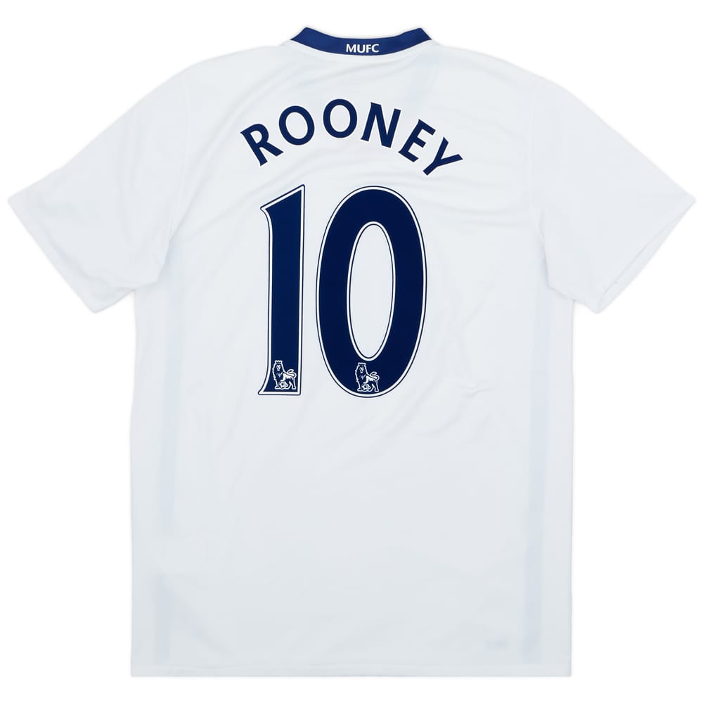 2008-10 Manchester United Away Shirt Rooney #10 - 8/10 - (L)