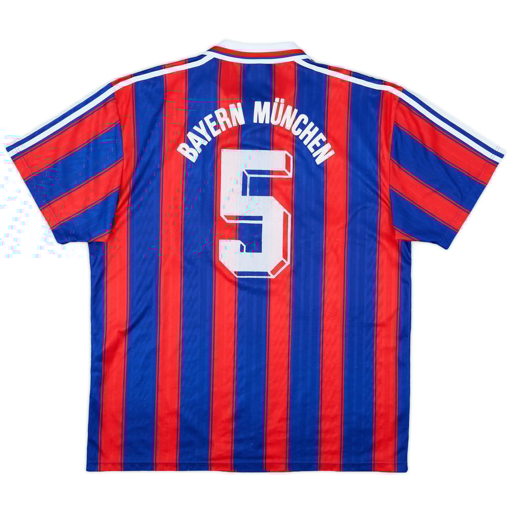 1995-97 Bayern Munich Home Shirt #5 - 5/10 - (XL)