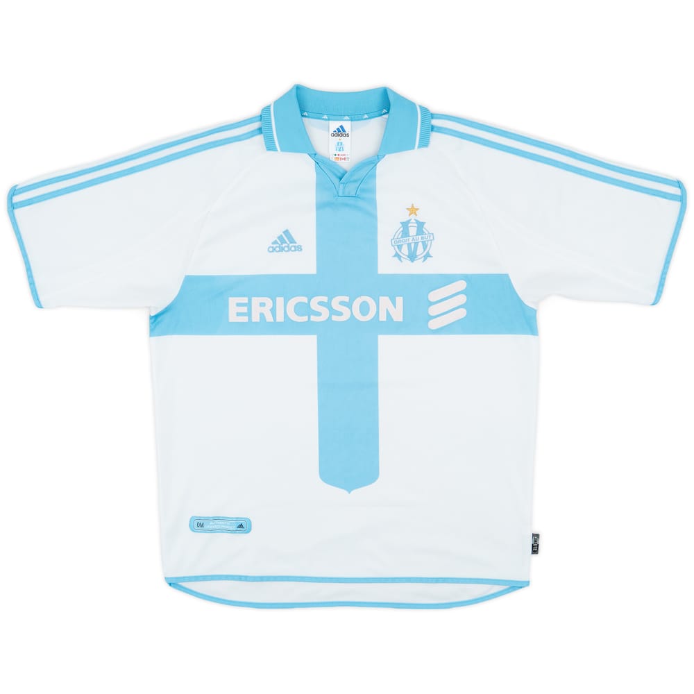2000-01 Olympique Marseille Home Shirt - 7/10 - (L)
