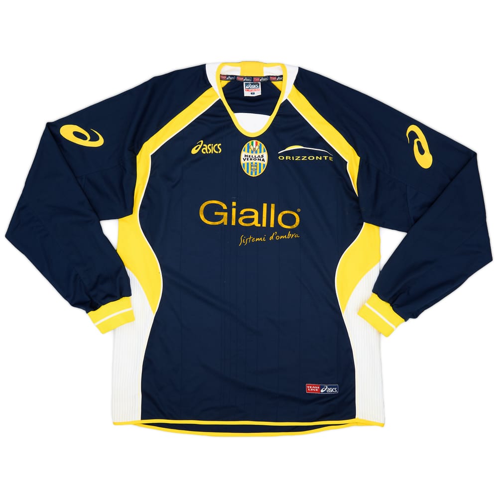 2009-10 Hellas Verona Asics Training L/S Shirt - 6/10 - (L)