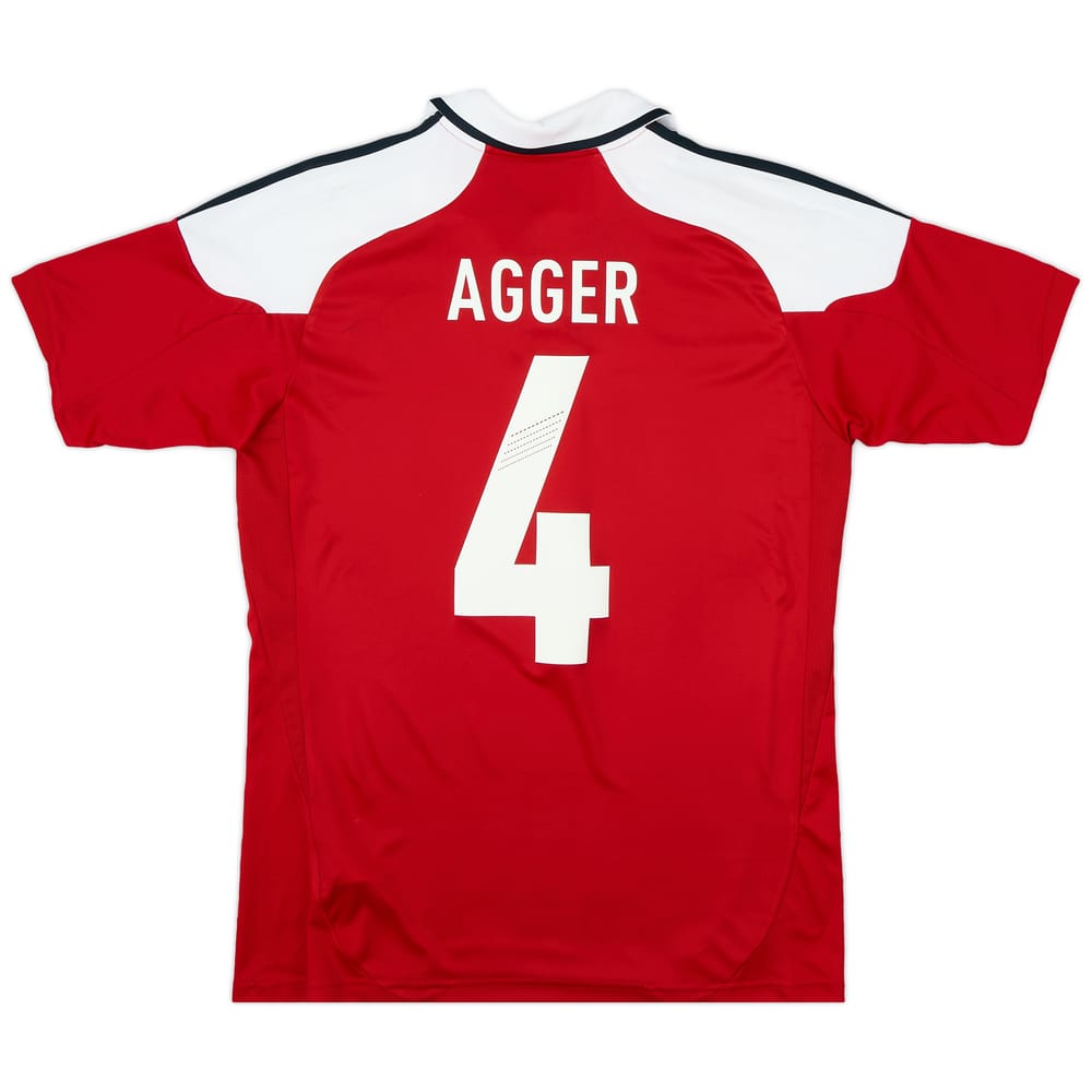 2012-13 Denmark Home Shirt Agger #4 - 7/10 - (XL.Boys)