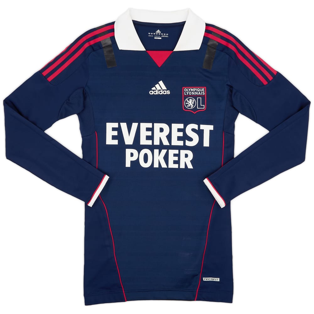 2011-12 Lyon Player Issue TechFit Away L/S Shirt - 6/10 - (M)