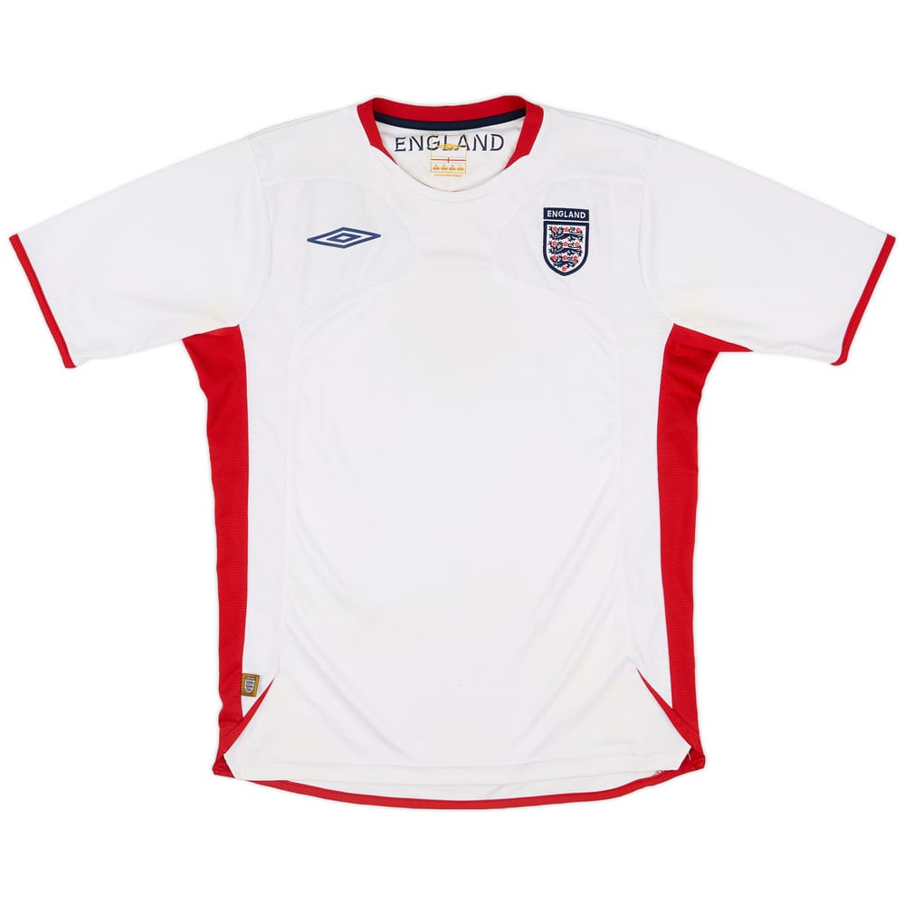 2007-08 England Umbro Training Vest - 6/10 - (M)