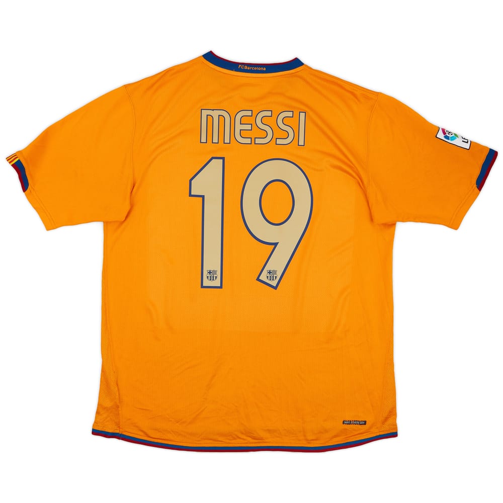 2006-08 Barcelona Away Shirt Messi #19 - 8/10 - (L)