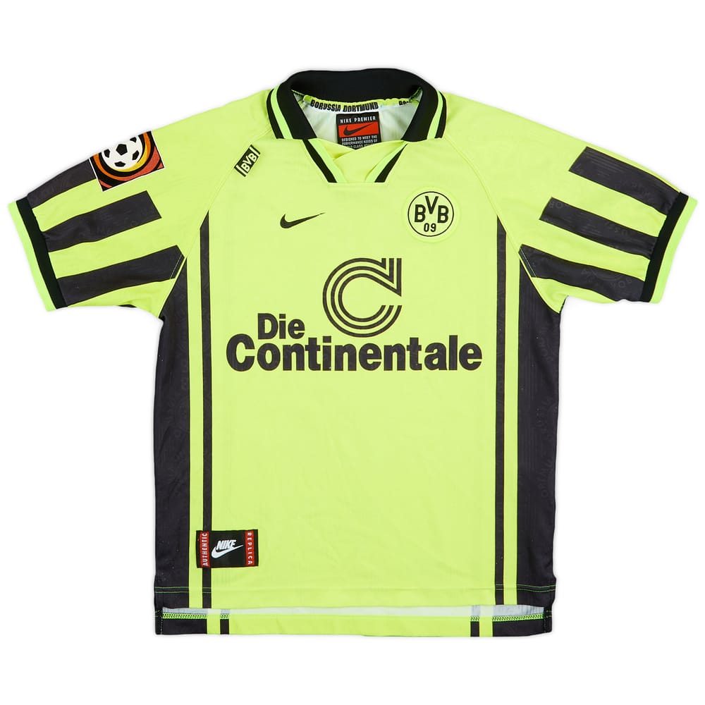 1996-97 Borussia Dortmund Home Shirt - 8/10 - (L.Boys)