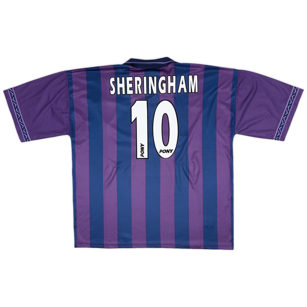 1995-97 Tottenham Away Shirt Sheringham #10 - 7/10 - (XXL)