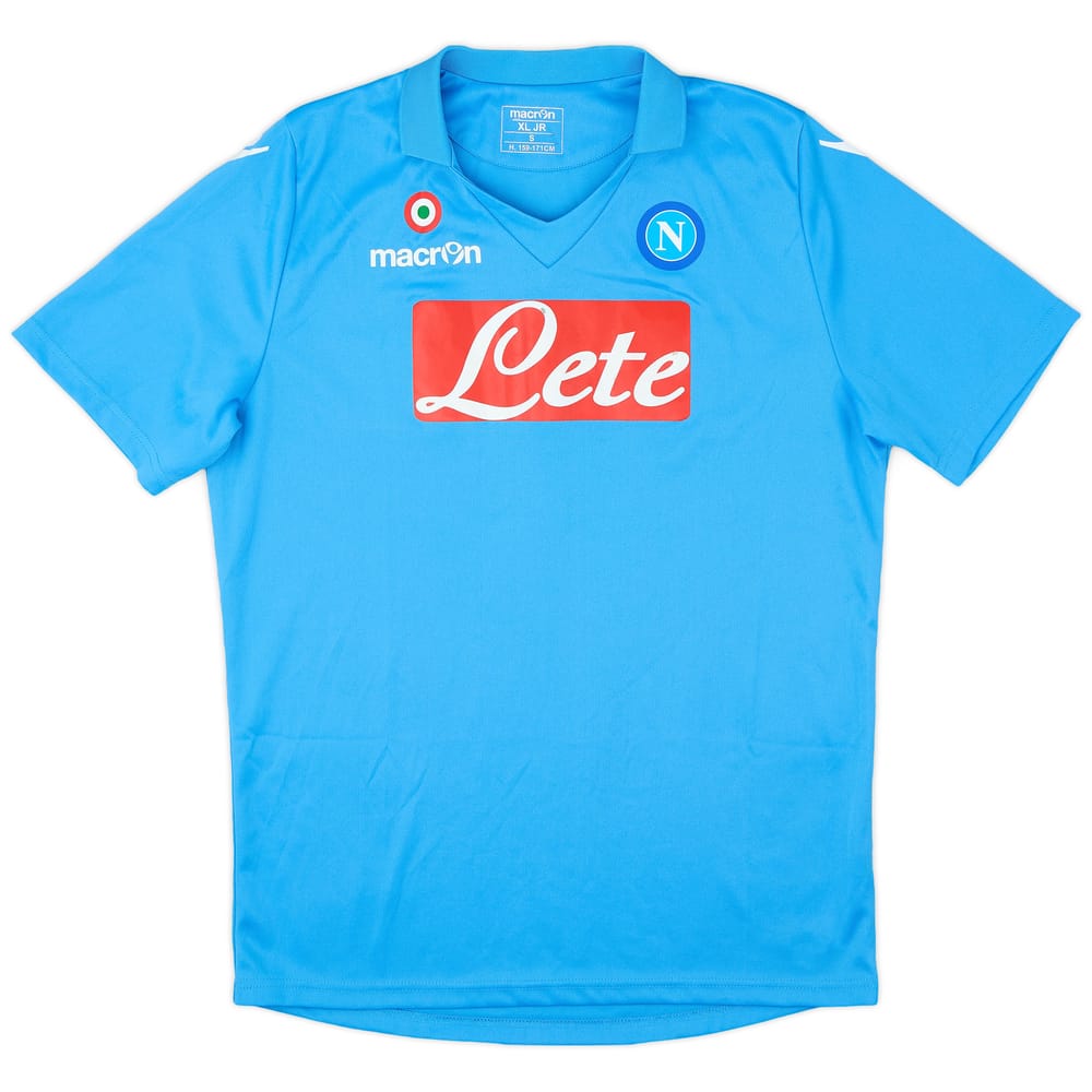2014-15 Napoli Home Shirt - 6/10 - (XL.Boys)