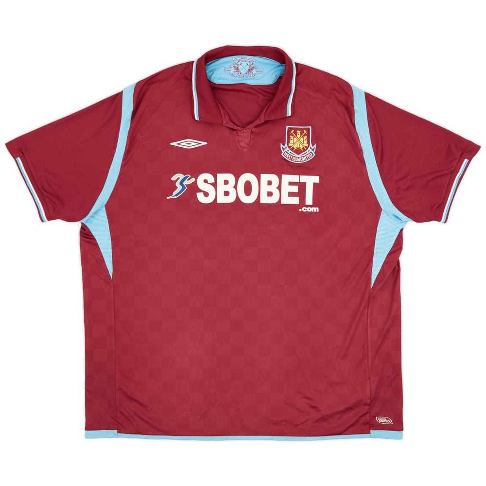2009-10 West Ham Home Shirt - 8/10 - (4XL)