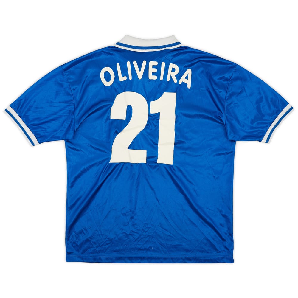 2000-01 Como Home Shirt Oliveira #21 - 5/10 - (L)