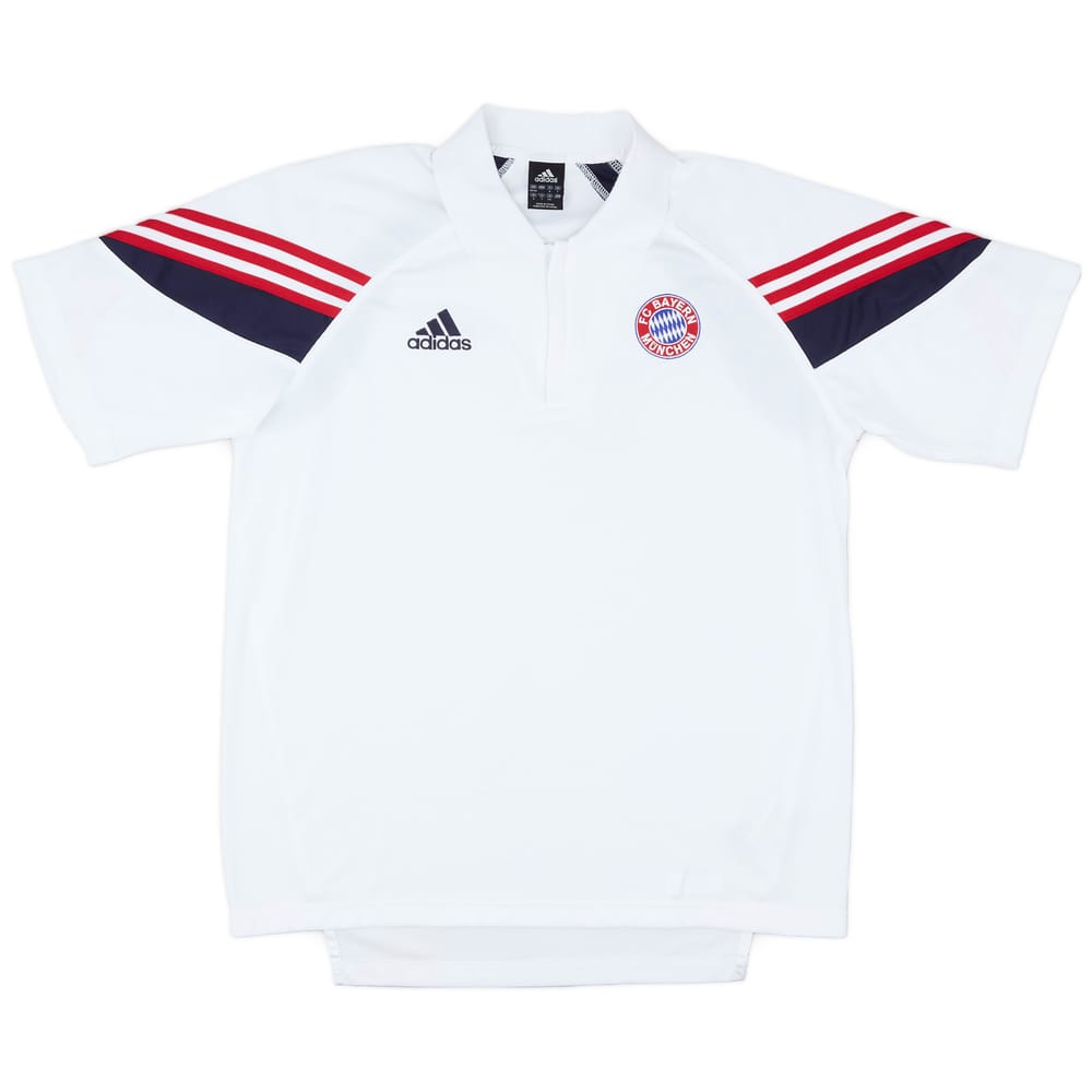2003-04 Bayern Munich adidas 1/4 Zip Polo - 9/10 - (L)