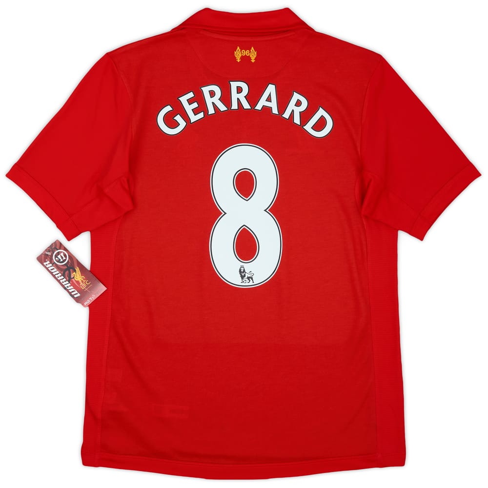 2012-13 Liverpool Home Shirt Gerrard #8 (S)