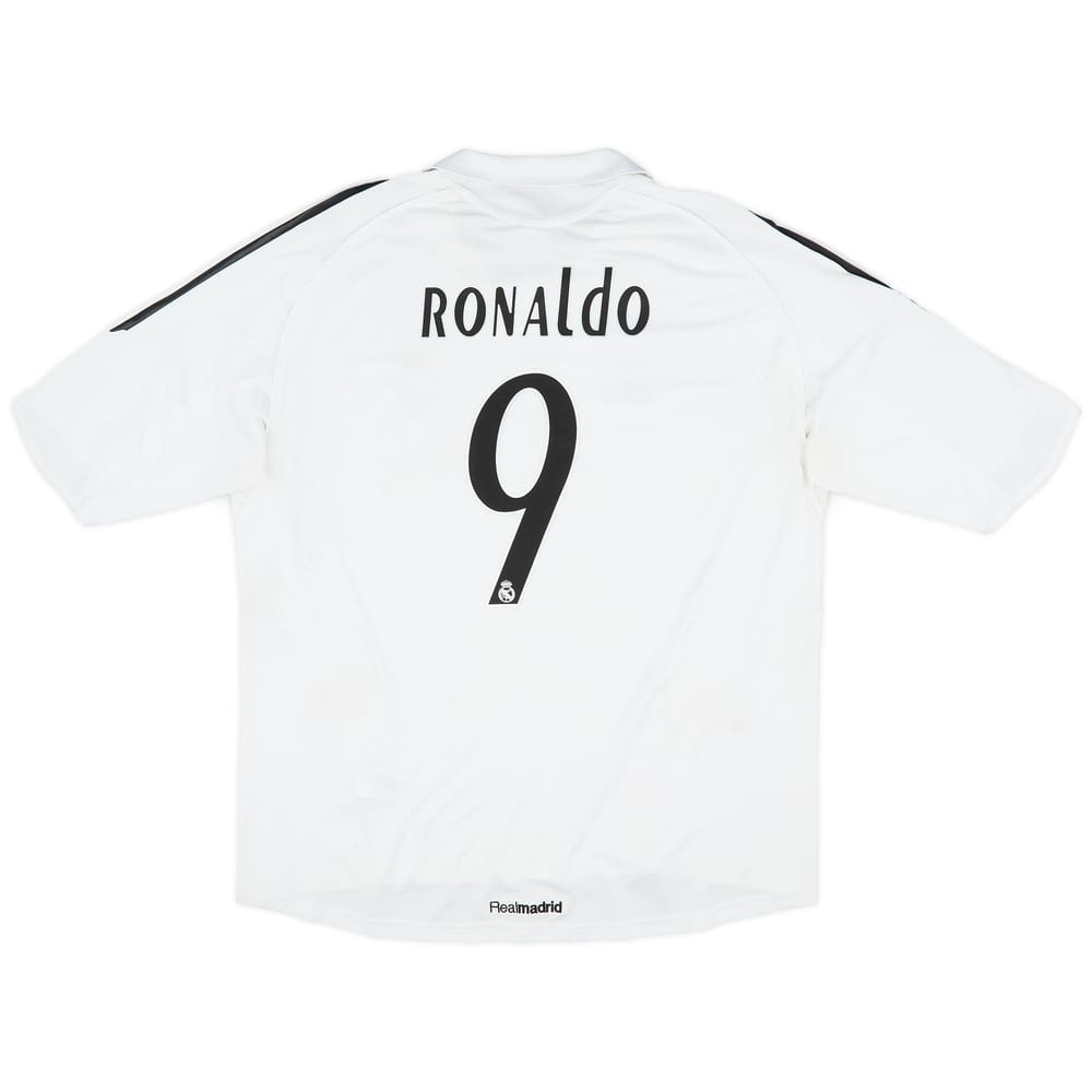 2005-06 Real Madrid Home Shirt Ronaldo #9 - 6/10 - (XXL)