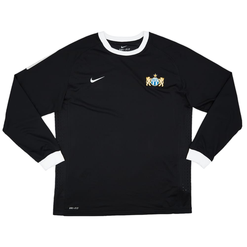 2010-11 FC Zurich Player Issue Away L/S Shirt - 10/10 - (XL)