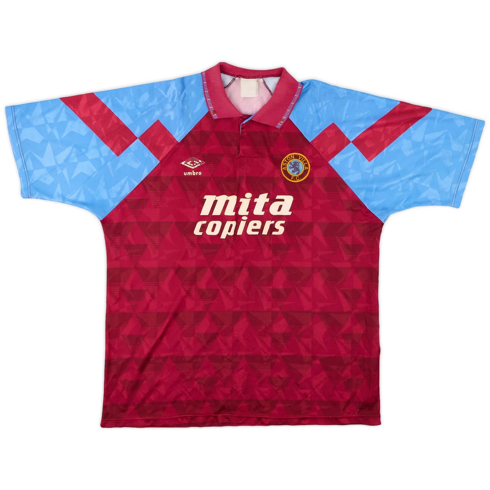 1990-92 Aston Villa Home Shirt - 5/10 - (XL)