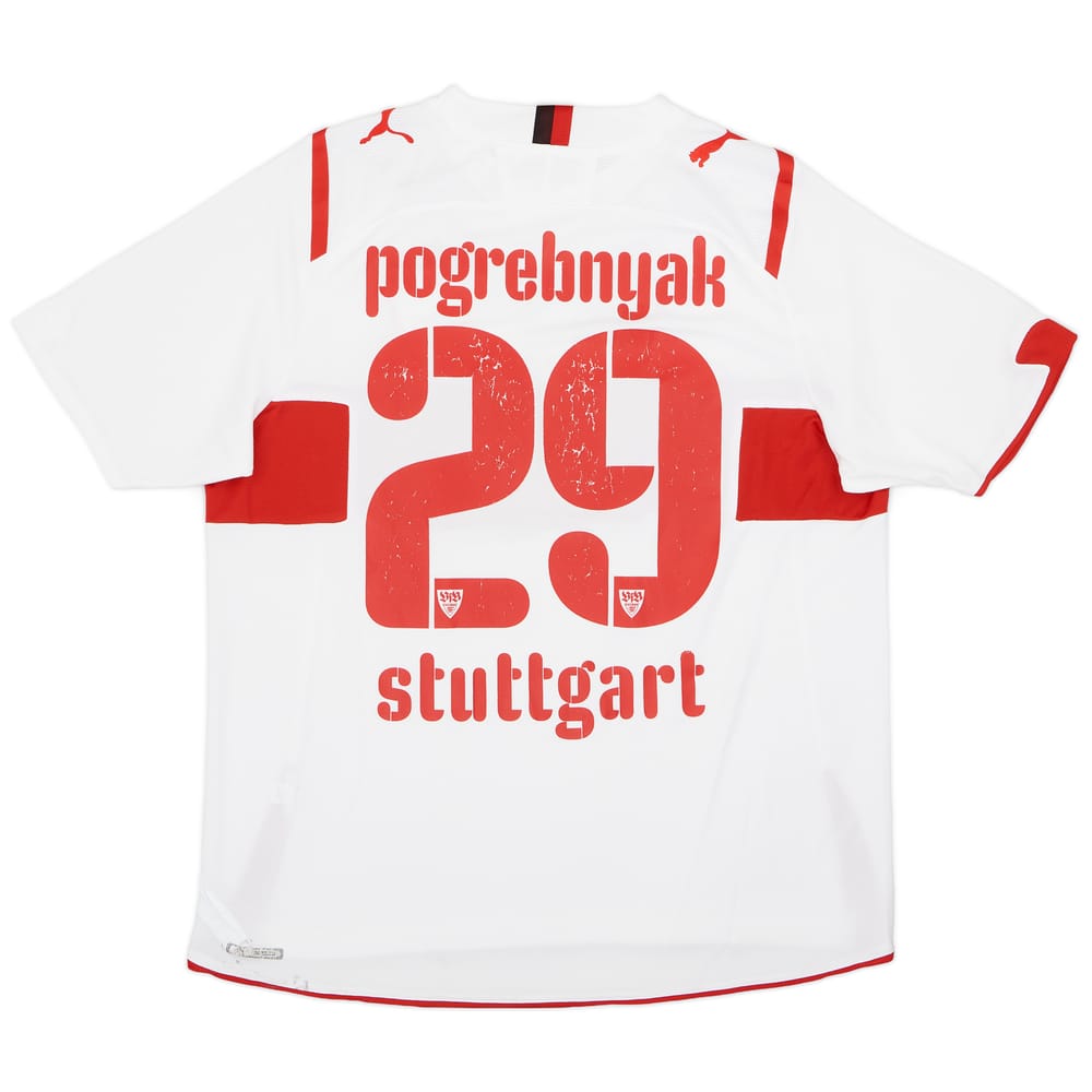 2009-10 Stuttgart Home Shirt Pogrebnyak #29 - 4/10 - (M)