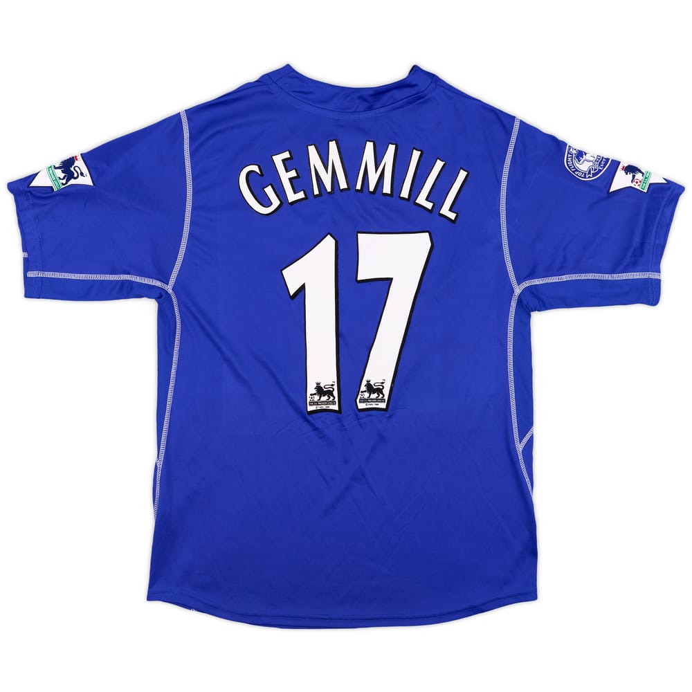 2002-03 Everton Home Shirt Gemmill #17 - 4/10 - (L)