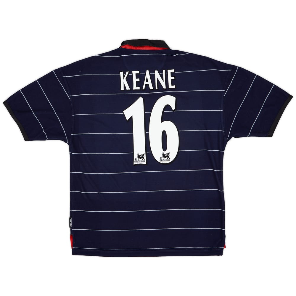 1999-00 Manchester United Away Shirt Keane #16 - 7/10 - (L)