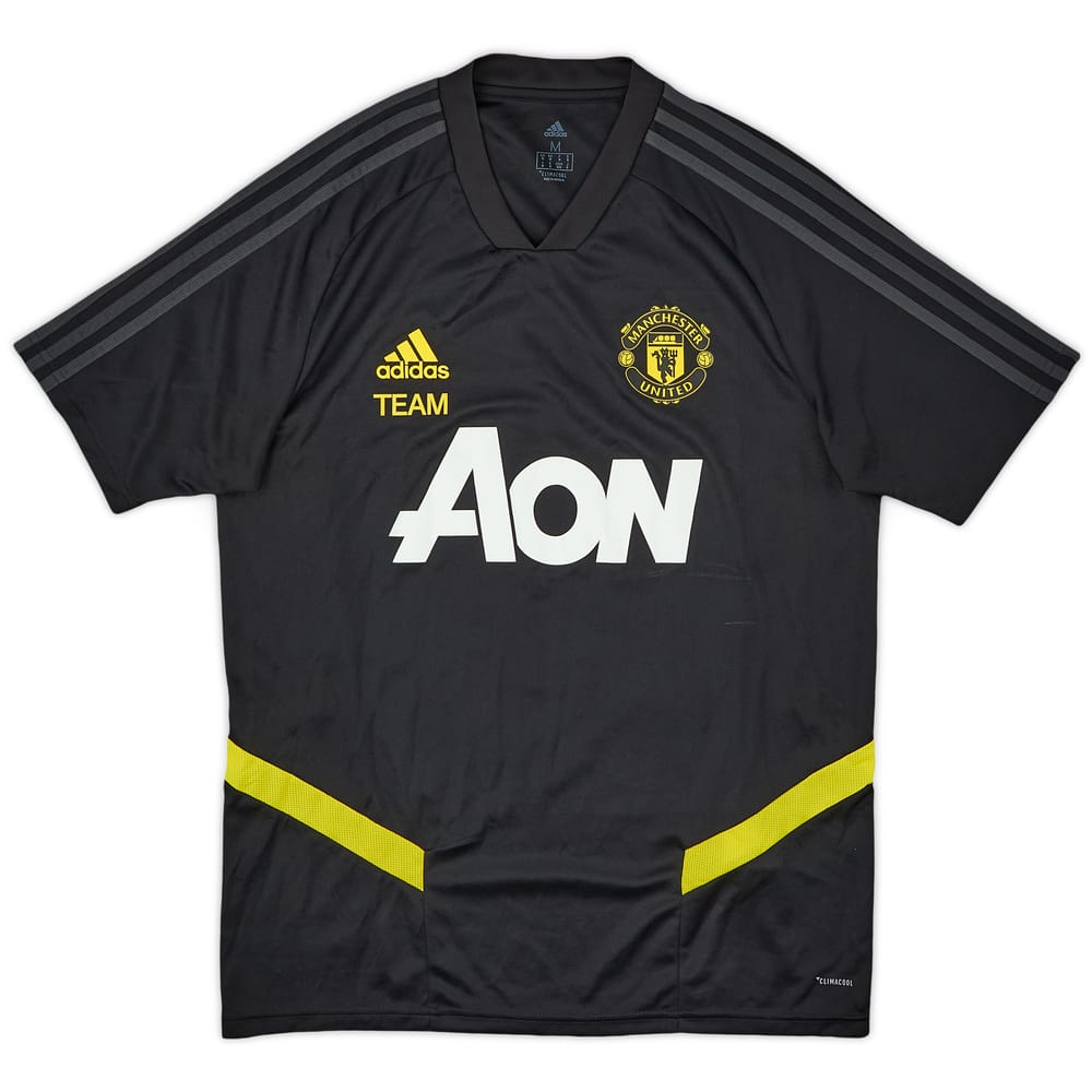 2019-20 Manchester United Staff Issue adidas Training Shirt - 8/10 - (M)