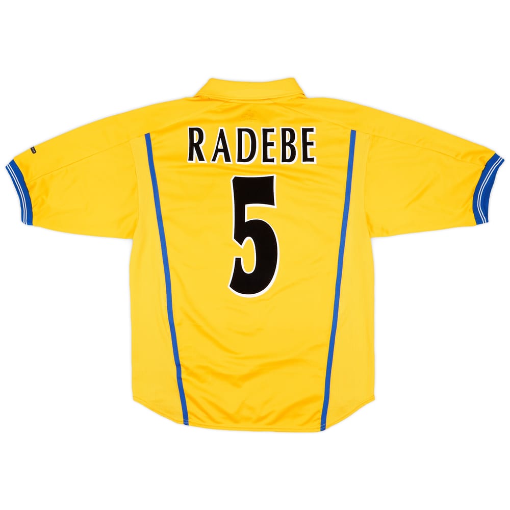 2000-02 Leeds United Away Shirt Radebe #5 - 8/10 - (S)