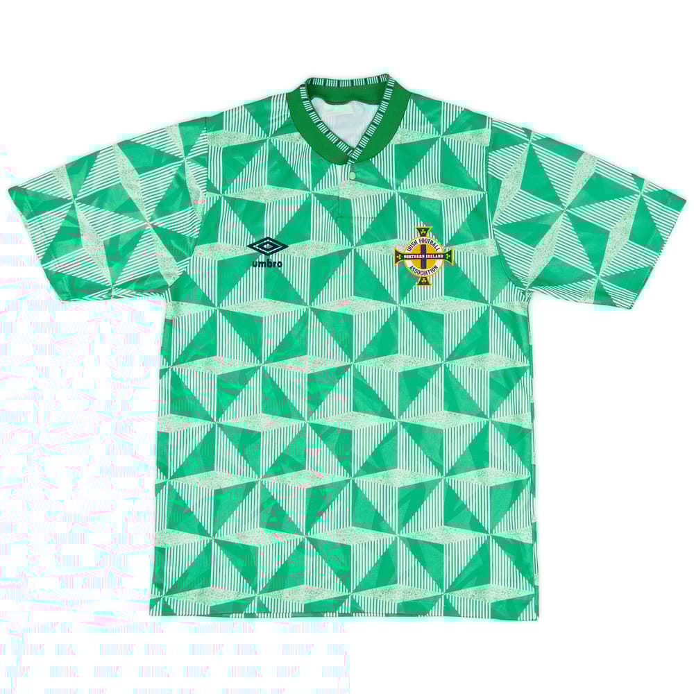 1990-92 Northern Ireland Home Shirt - 8/10 - (S)