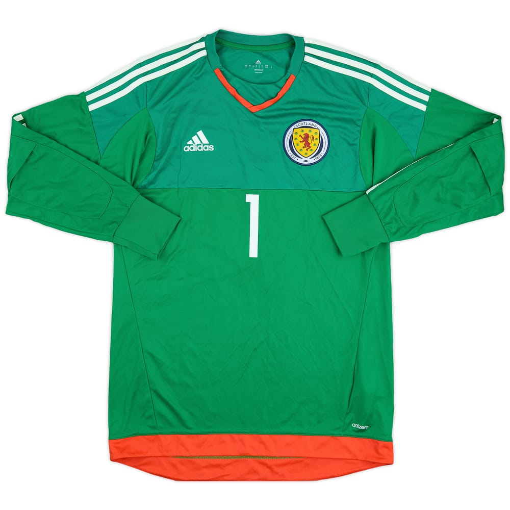 2016-17 Scotland GK Shirt #1 - 9/10 - (M)