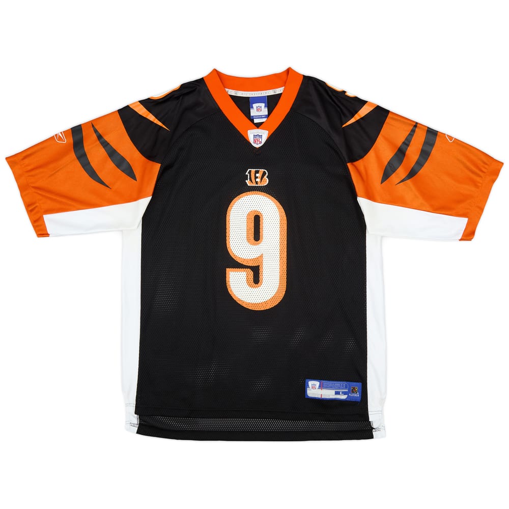 2005-06 Cincinnati Bengals Palmer #9 Reebok On Field Home Jersey (Excellent) L