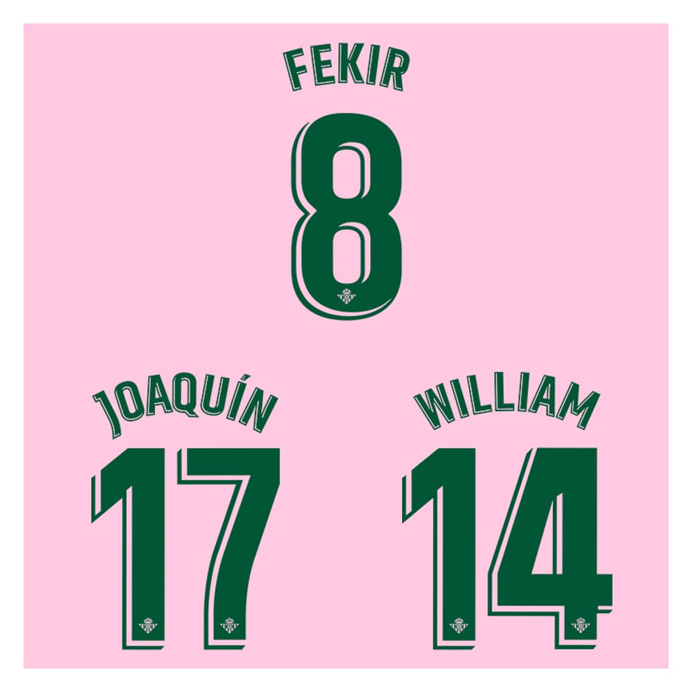 2019-20 Real Betis Third Name Set