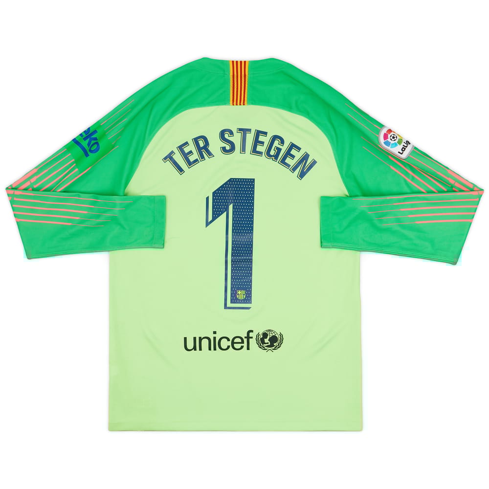 2018-19 Barcelona GK Shirt Ter Stegen #1 - 9/10 - (M)