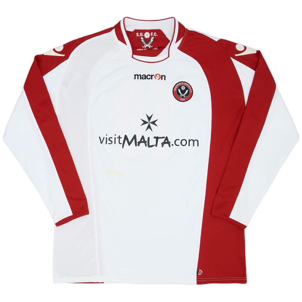 2009-10 Sheffield United Away L/S Shirt #18 - 8/10 - (XXL)