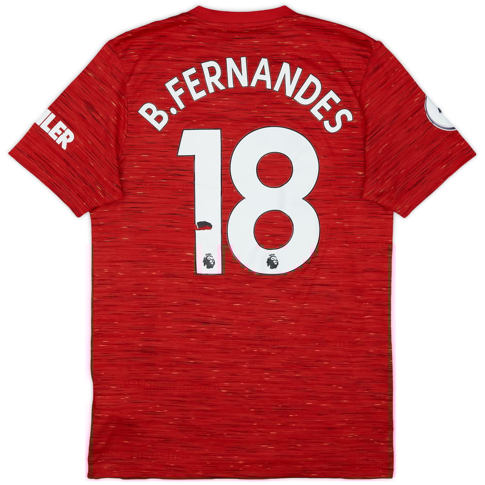 2020-21 Manchester United Home Shirt B.Fernandes #18 - 5/10 - (S)