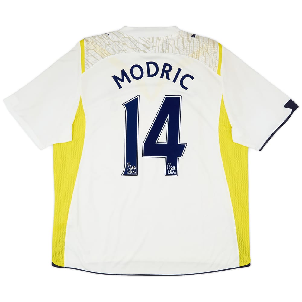 2009-10 Tottenham Home Shirt Modric #14 - 7/10 - (XL)