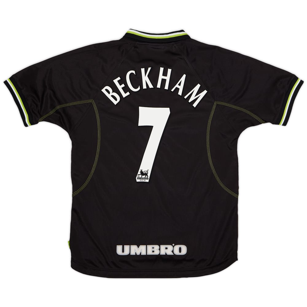 1998-99 Manchester United Third Shirt Beckham #7 - 9/10 - (M)