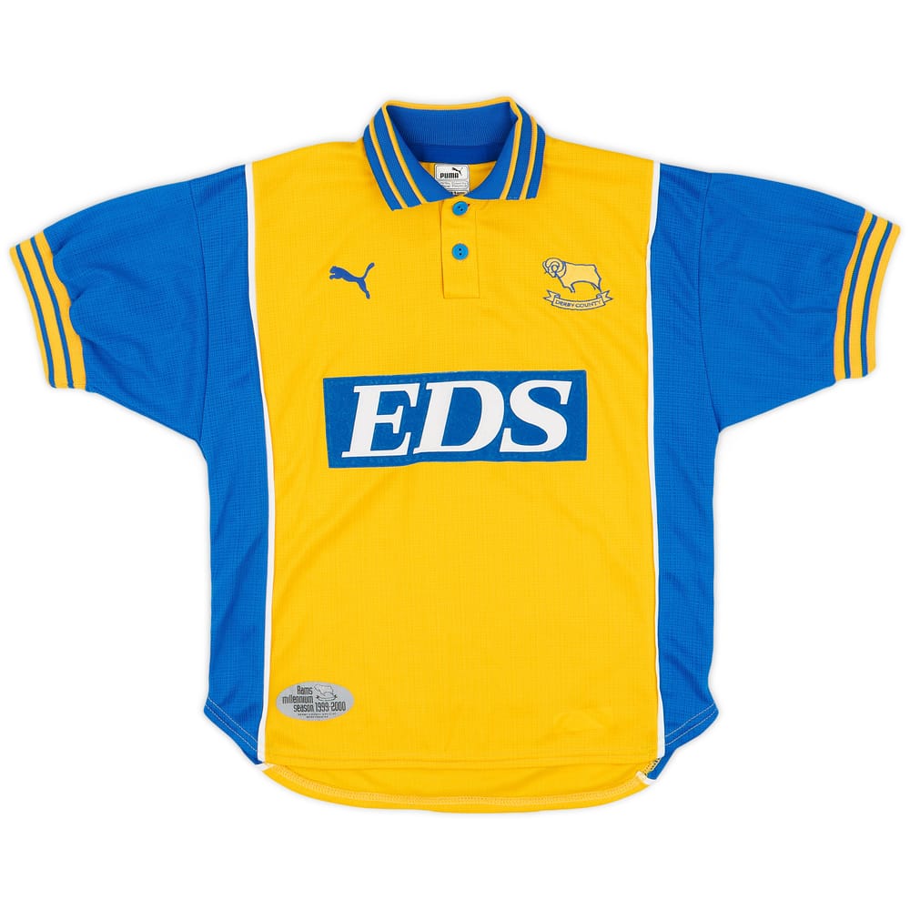 1999-01 Derby County Away Shirt - 8/10 - (L.Boys)