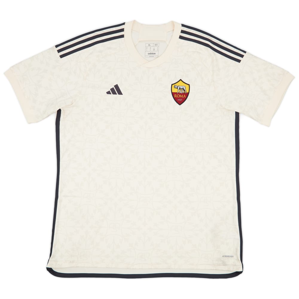 2023-24 Roma Away Shirt - 8/10 - (XL)