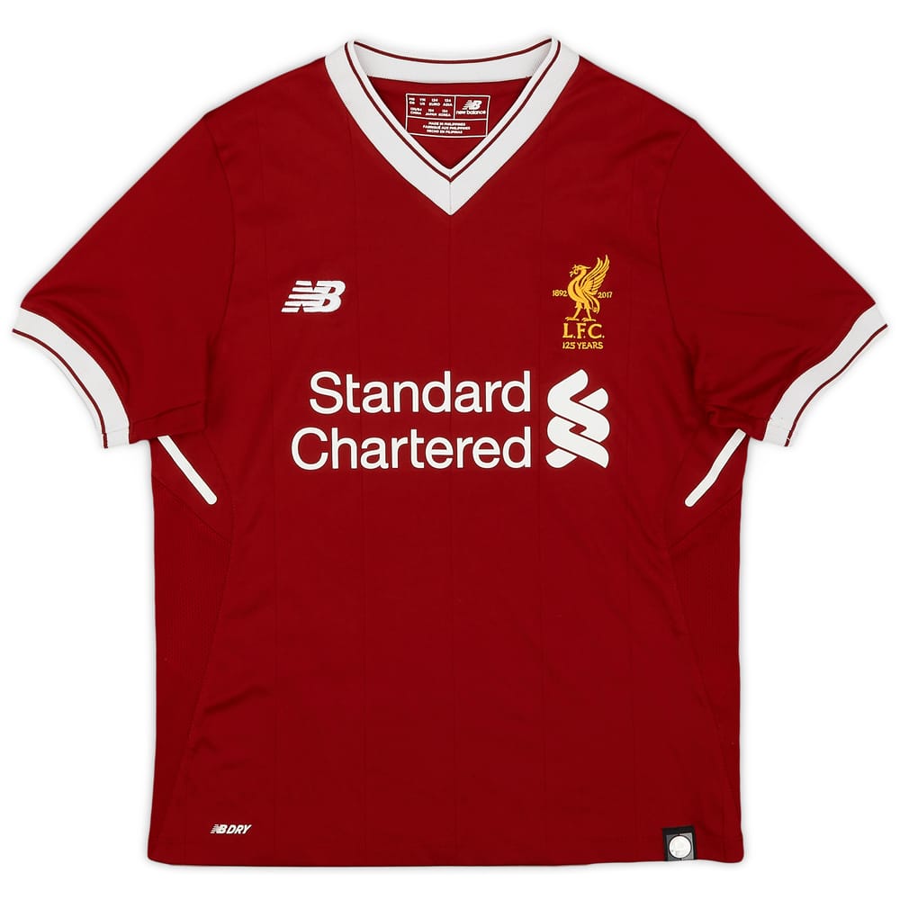 2017-18 Liverpool 125 Years Home Shirt - 9/10 - (M.Boys)