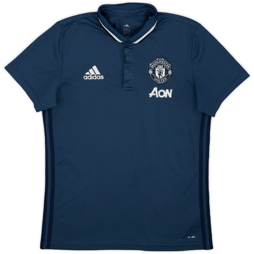 2016-17 Manchester United adidas Polo Shirt - 8/10 - (M)