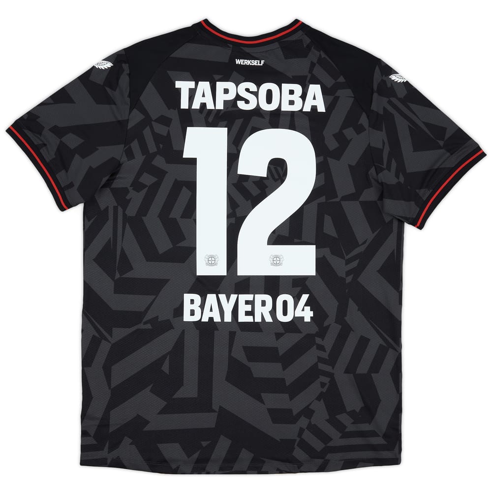2022-23 Bayer Leverkusen Player Issue Pro Away Shirt Tapsoba #12