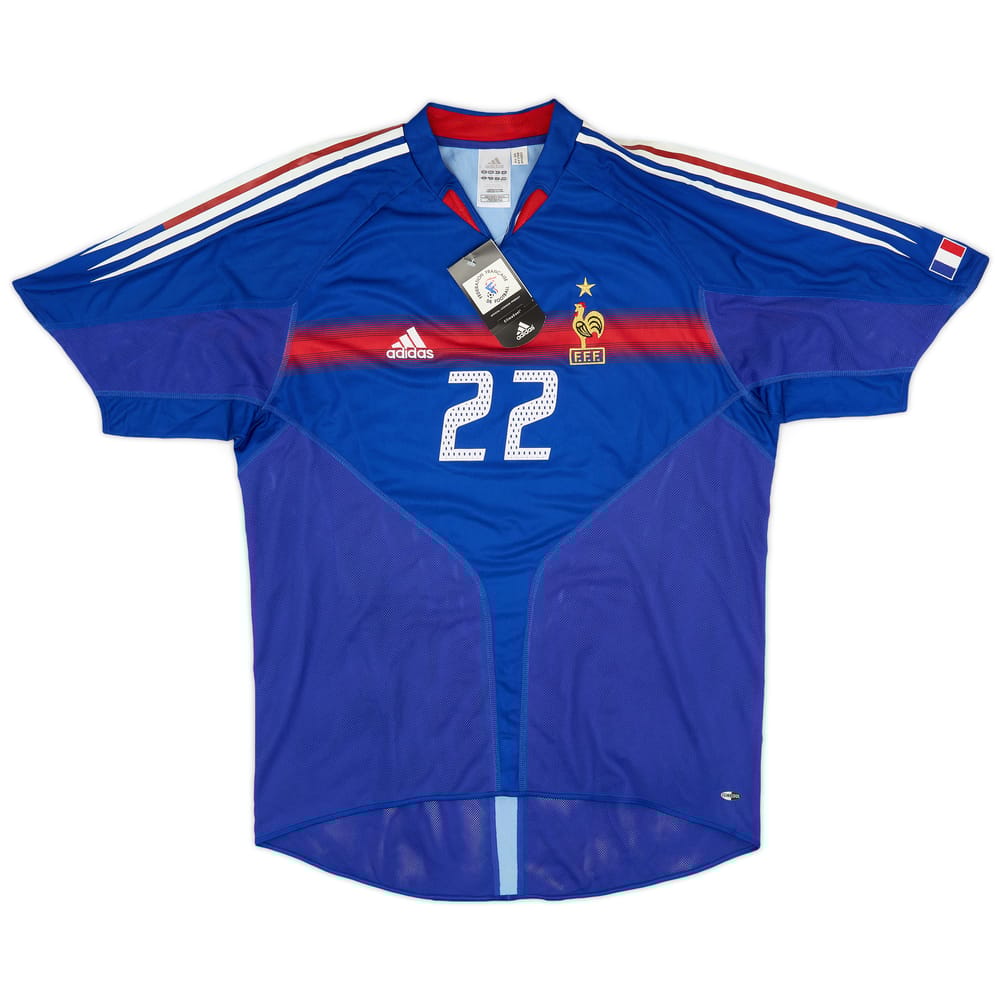 2004-06 France Home Shirt #22 (XL)