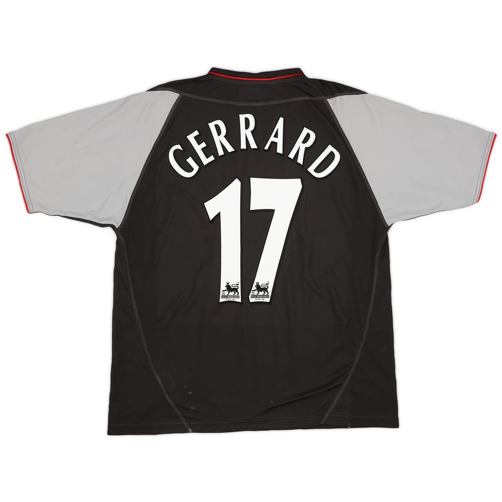 2002-04 Liverpool Away Shirt Gerrard #17 - 5/10 - (L)