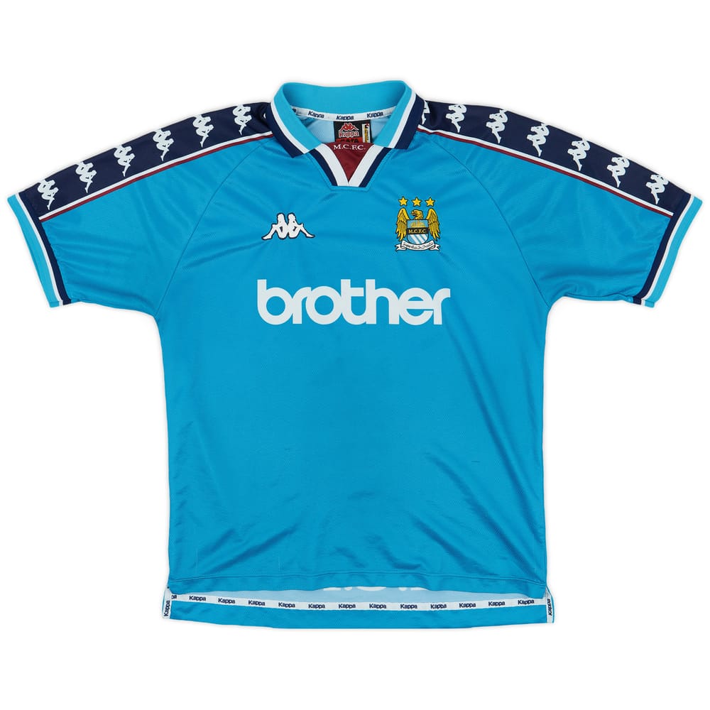 1997-99 Manchester City Home Shirt - 8/10 - (L)