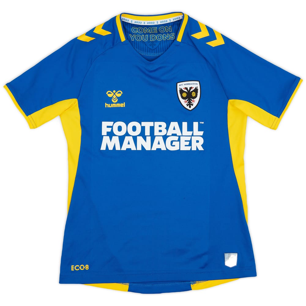2022-23 AFC Wimbledon Home Shirt - 9/10 - (XL.Boys)