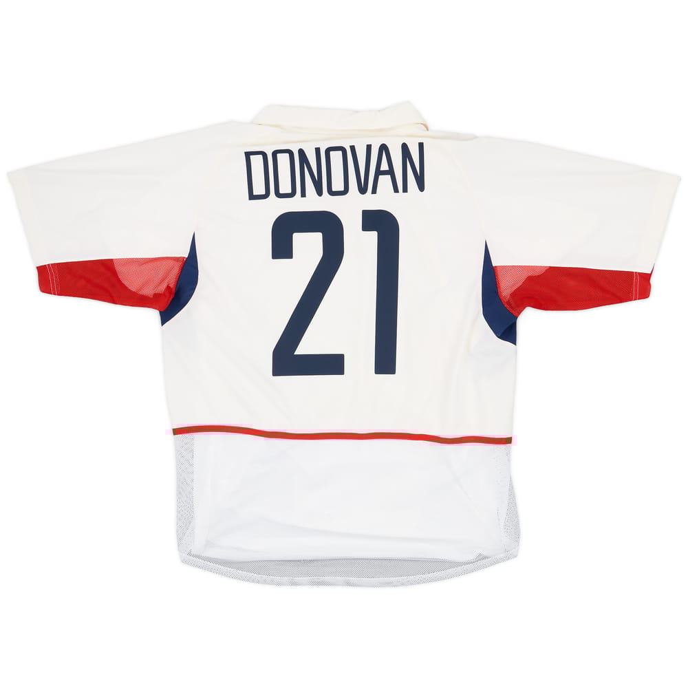 2002-03 USA Player Issue Home Shirt Donovan #21 - 6/10 - (L)