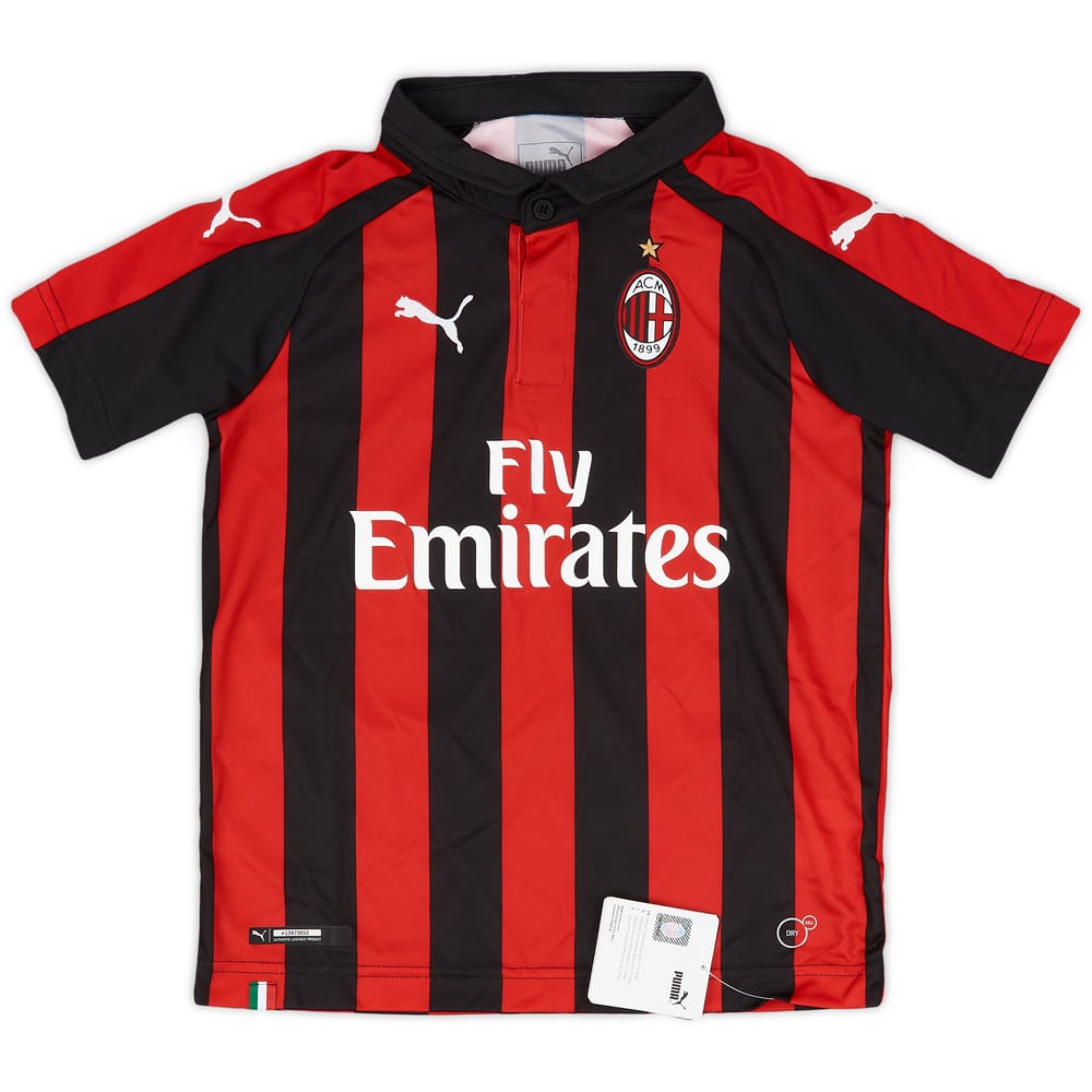 2018-19 AC Milan Home Shirt (S.Boys)